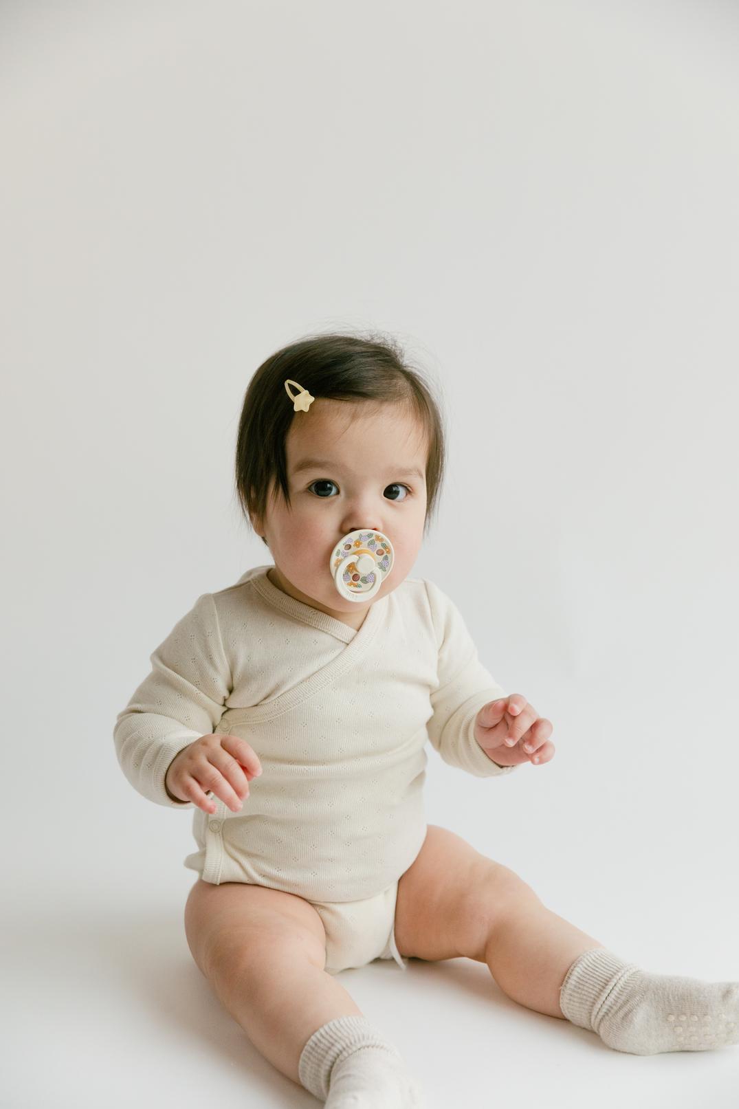 BIBS x Liberty Strawberrie/Ivory mix Colour Rund latex Str. 2