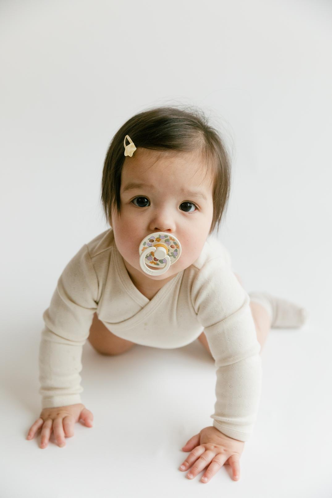 BIBS x Liberty Strawberrie/Ivory mix Colour Rund latex Str. 2