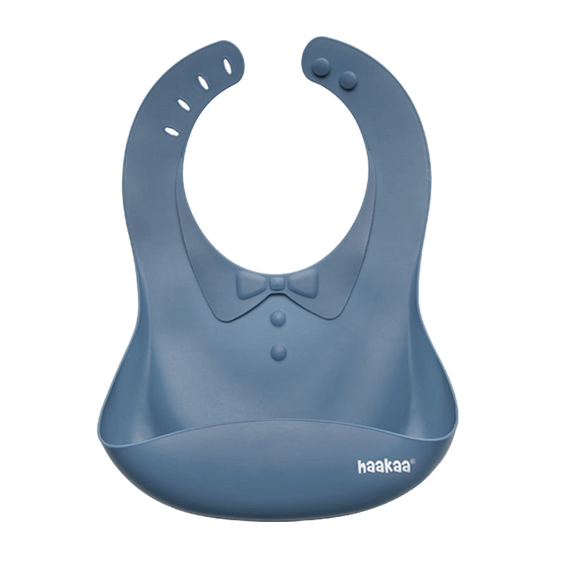 Haakaa Silikone Hagesmæk - Bluestone