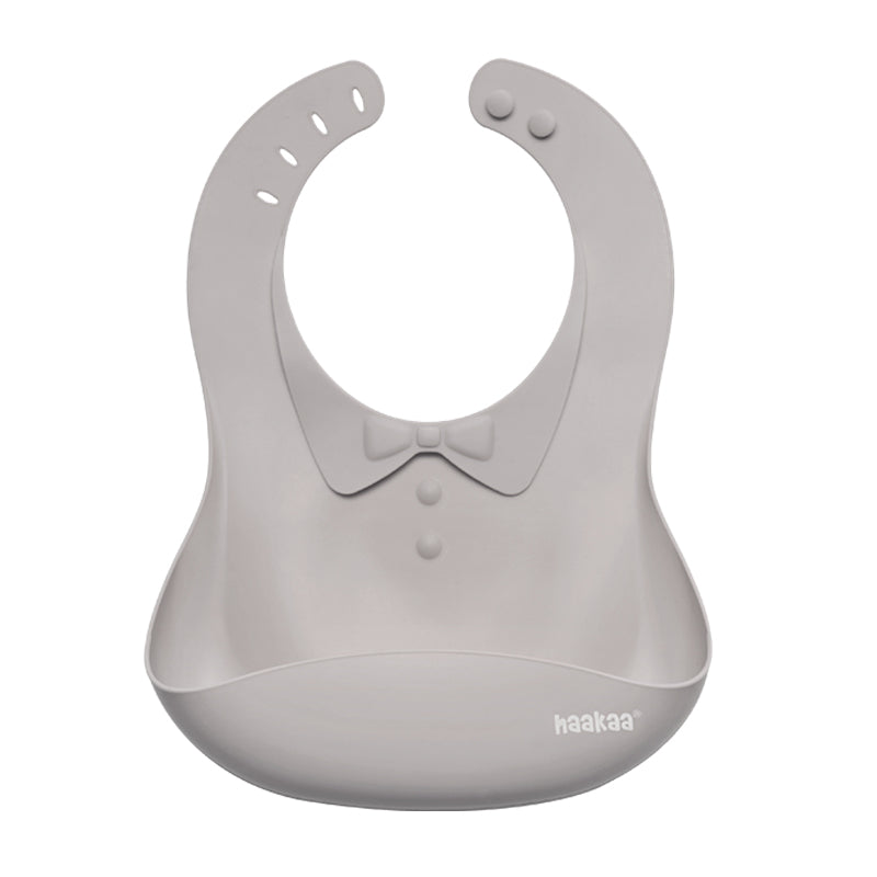 Haakaa Silikone Hagesmæk - Suva Grey