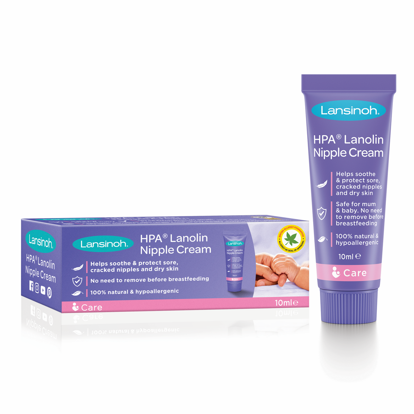 HPA Lanolin Brystvortecreme Lansinoh 10 Ml