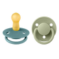 BIBS De Lux  2 PACK Rund Latex Size 2 Island Sea/Sage