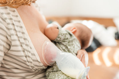 Haakaa brystpumpe - 100 ml med blomsterstopper