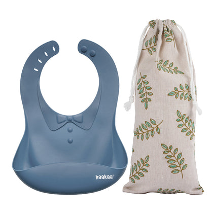 Haakaa Silikone Hagesmæk - Bluestone